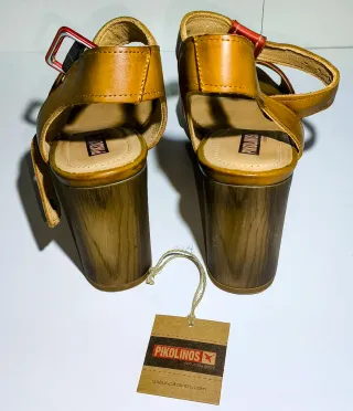 Sandalias Pikolinos Tacón Zapatos Botines Piel