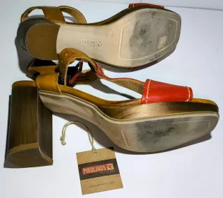 Sandalias Pikolinos Tacón Zapatos Botines Piel