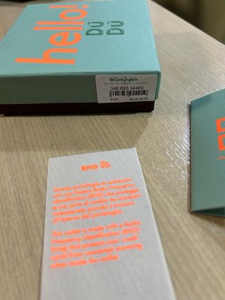 Cartera Dudu RFID Negra Multicolor