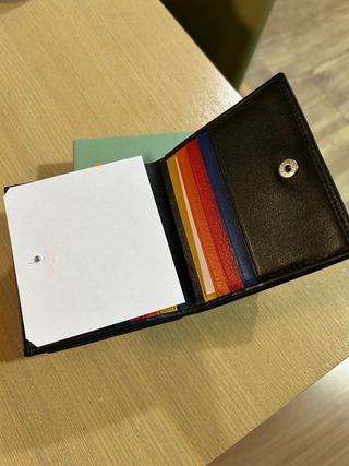 Cartera Dudu RFID Negra Multicolor