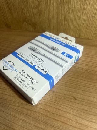 Cable FORCE POWER lite 2m Ultra-Resistente