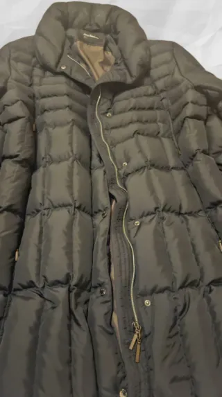 Piumino nero trapuntato