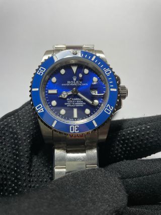 Reloj Rolex Submariner Azul Acero