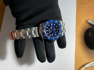Reloj Rolex Submariner Azul Acero