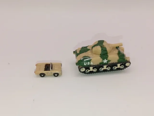 Micromachine Galoob 1989 Carro Armato e Auto