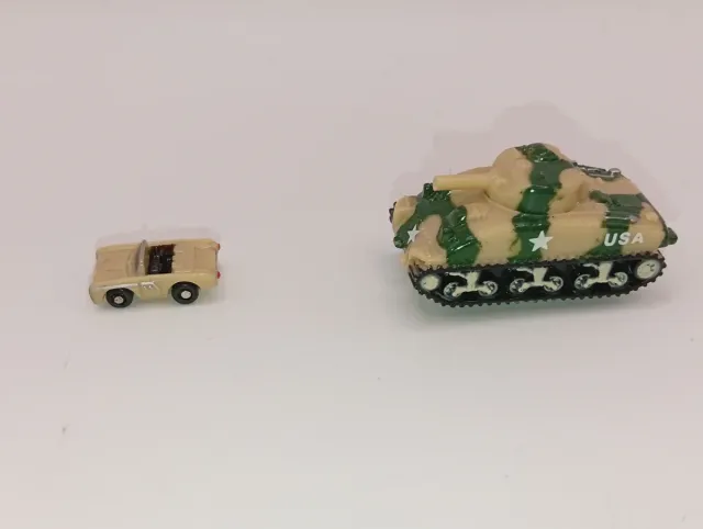 Micromachine Galoob 1989 Carro Armato e Auto