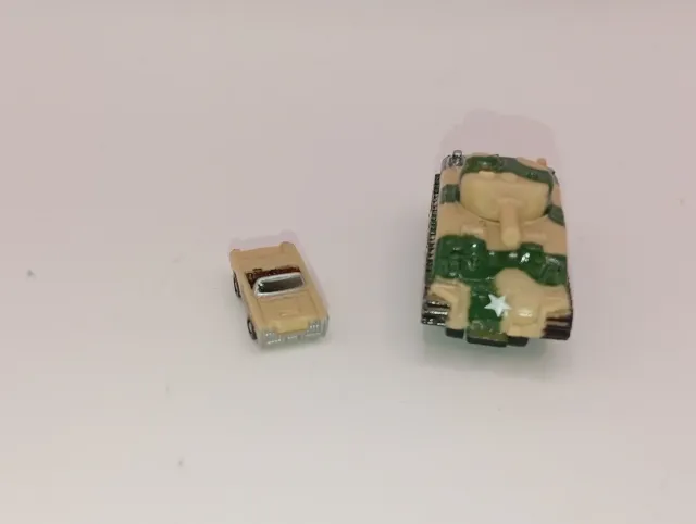 Micromachine Galoob 1989 Carro Armato e Auto