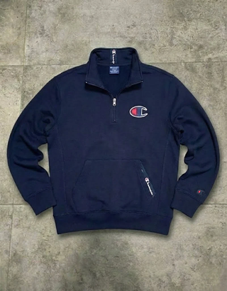 Chaqueta vintage Champion azul marino talla M