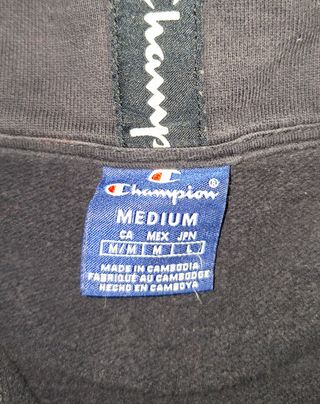 Chaqueta vintage Champion azul marino talla M