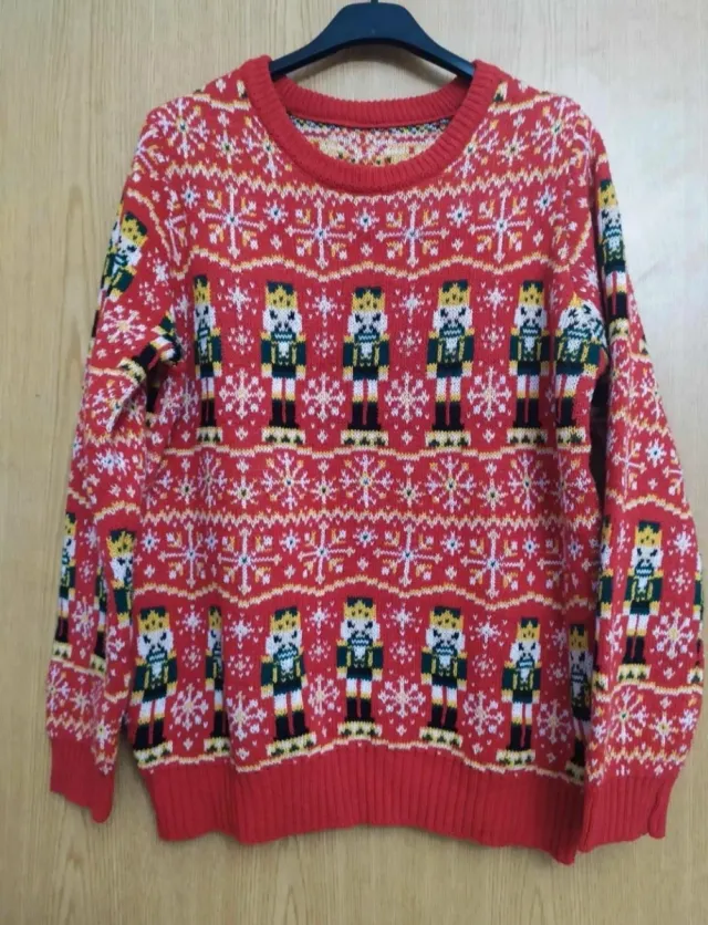 MAGLIONE NATALE UNISEX ROSSO NUOVO