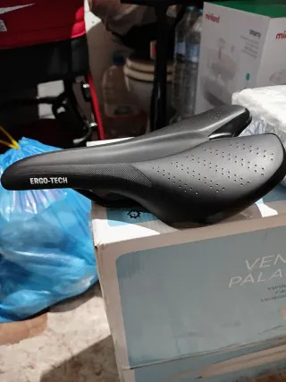 Sillín Ges Ergo-Tech Negro Bicicleta