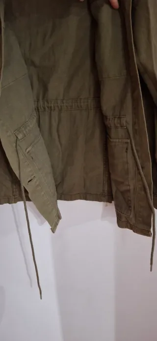 Chaqueta militar verde chica Talla S.