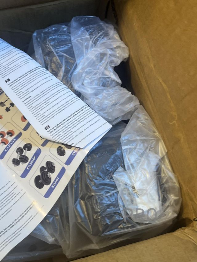 Juego de mancuernas hexagonales