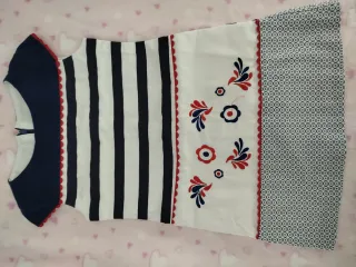 Lote 7 vestidos verano niña T.6-7