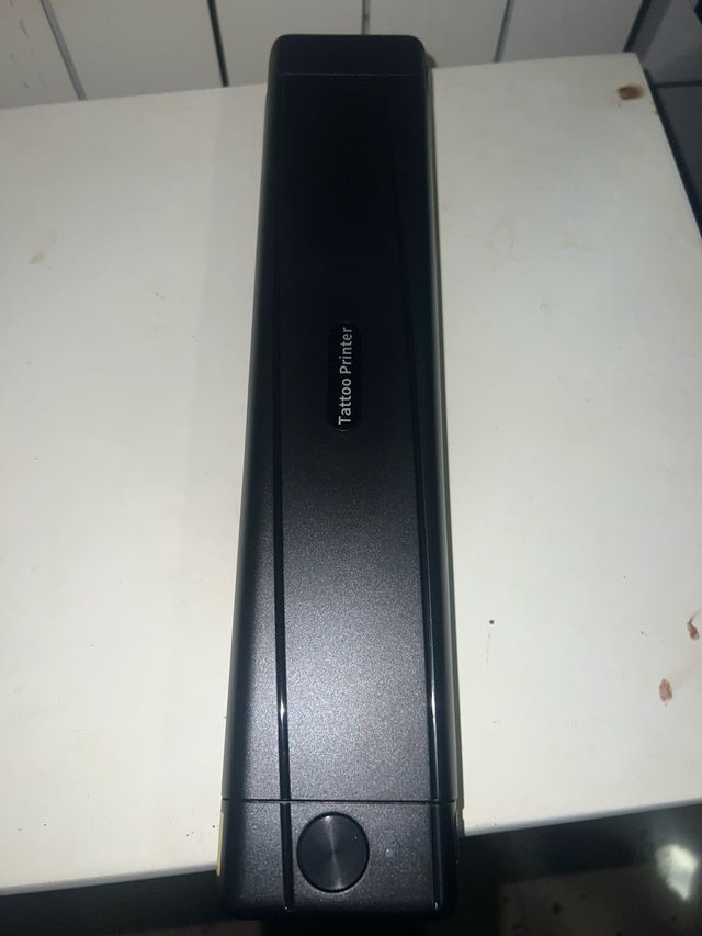 Impresora de Tatuajes Portátil Negra