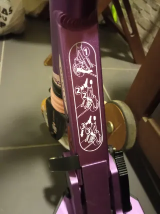 Patinete Oxelo Aluminio Morado