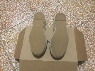 Sandalias esparto cuña tobillera