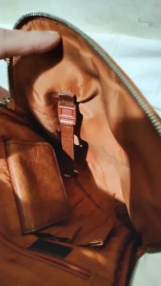 Borsello Piquadro Pelle Marrone