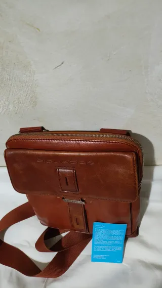 Borsello Piquadro Pelle Marrone