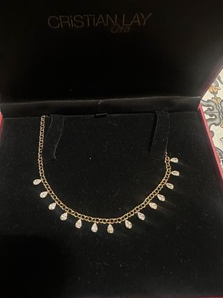 Gargantilla Oro 18kts Cristian Lay Lágrimas