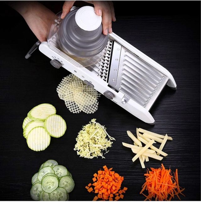 Cortador de Verduras Manual de Aço Inoxidável