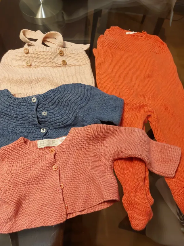 Lote Ropa Bebé Gocco: Pichi, Boleros, Pelele