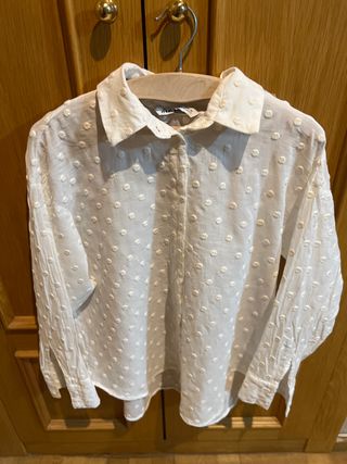 Camisa Zara Blanca Talla M