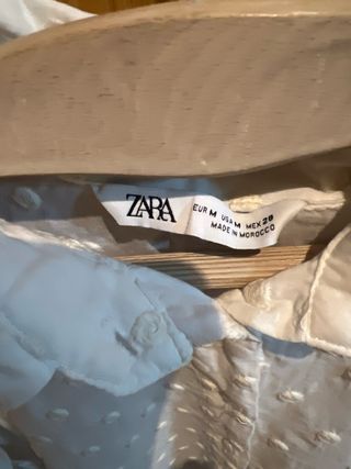 Camisa Zara Blanca Talla M