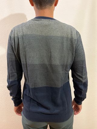 Jersey Jack & Jones Talla M Verde y Azul Marino