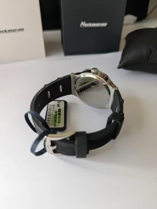 Reloj Neckmarine Submariner Negro Acero 100M