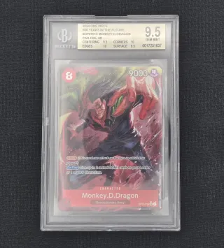 Carta Gradata BGS 9.5 Monkey D Dragon One Piece