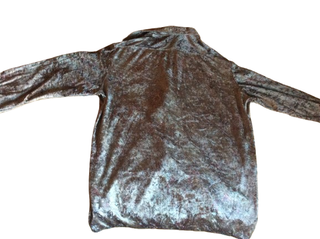 Camisa Terciopelo Vintage Marrón/Gris