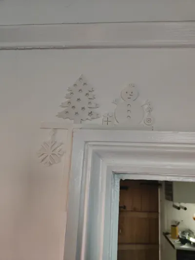 Adorno Puerta Navidad