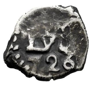 Moneda PLATA 1/2 Real 1726 LIMA . FELIPE V