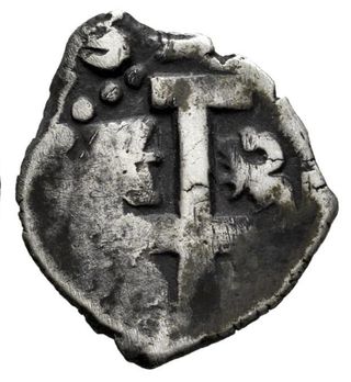 Moneda PLATA 1/2 Real 1726 LIMA . FELIPE V