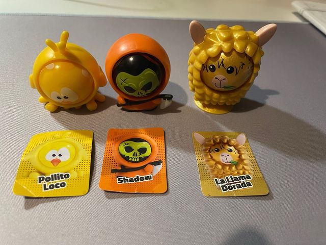 Figuras Pollito Loco, Shadow, La Llama Dorada