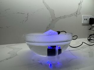 Fuente de agua ultrasónica 12 LED
