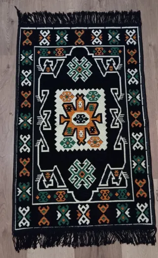 Lotto di 12 tappeti turchi tipo Kilim 60x90 cm