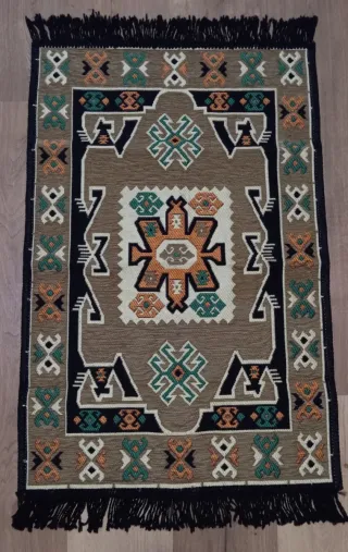 Lotto di 12 tappeti turchi tipo Kilim 60x90 cm