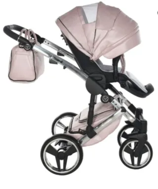 Carro de bebé 3 piezas rosa