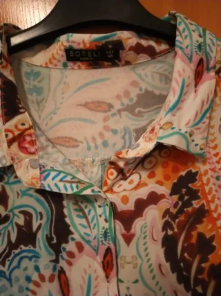 Camisa estampada multicolor