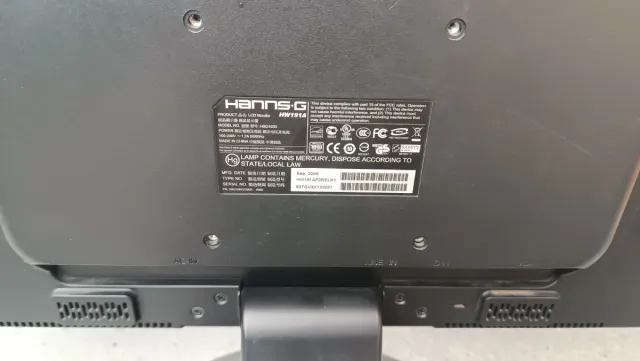 Monitor LCD Hanns 19 pollici