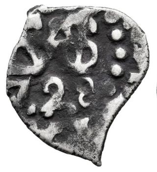 Moneda PLATA 1/2 Real 1728 LIMA. FELIPE V