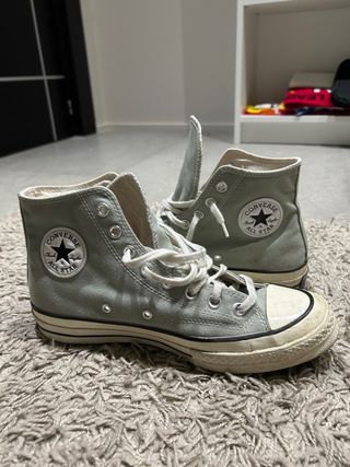 Zapatillas Converse All Star Hi Verdes Talla 42