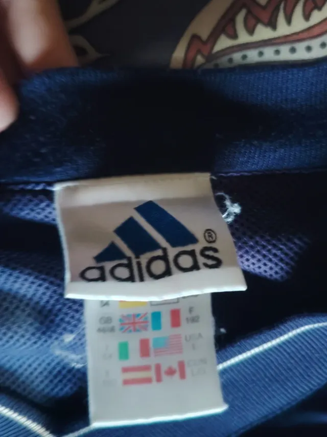 Sudadera Adidas Golf Vintage Azul