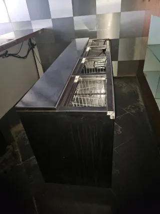 2 Botelleros 4 puertas de acero inoxidable