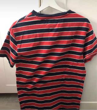 Camiseta Tommy Jeans Rayas Azul/Rojo Talla XS