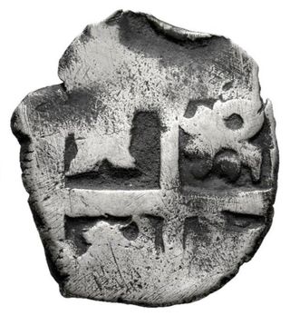 Moneda PLATA 1/2 Real 1729 LIMA. FELIPE V