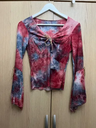 Blusa Tie Dye Manga Larga