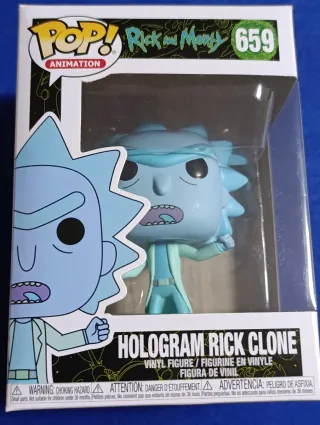 Funko Pop! Rick and Morty 659 Hologram Rick Clone